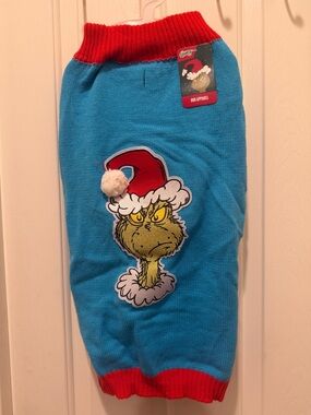 The Grinch! Dog Costume! Christmas Halloween sweater large nwt